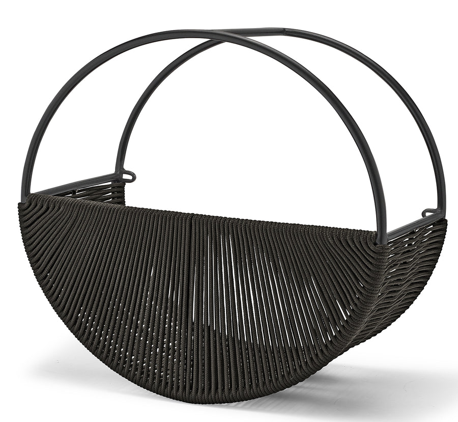Official MiaCara Gradino Nest wall-mounted woven cat perch in anthracite